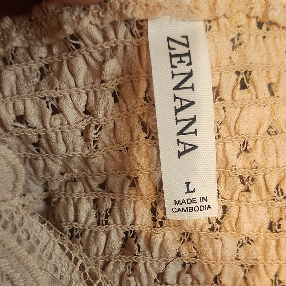 Zenana Outfitters Lace Bralette - Tan - Picture 4 of 4